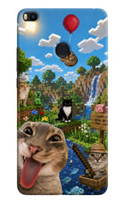 Minecraft Cat Chaos Mi Max 2 Hard Case Back Cover by Casekaro