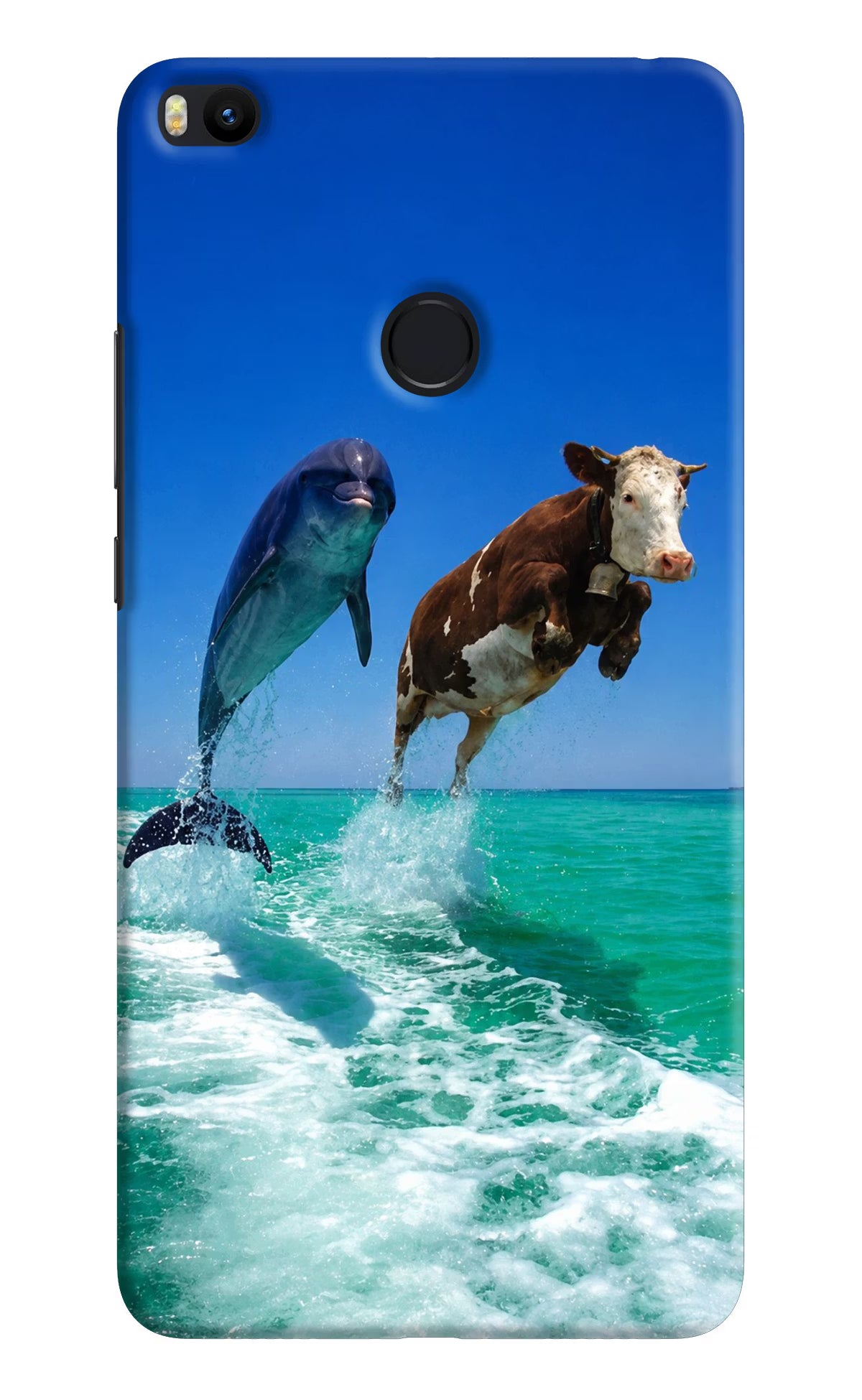Dolphin vs Cow Mi Max 2 Back Cover
