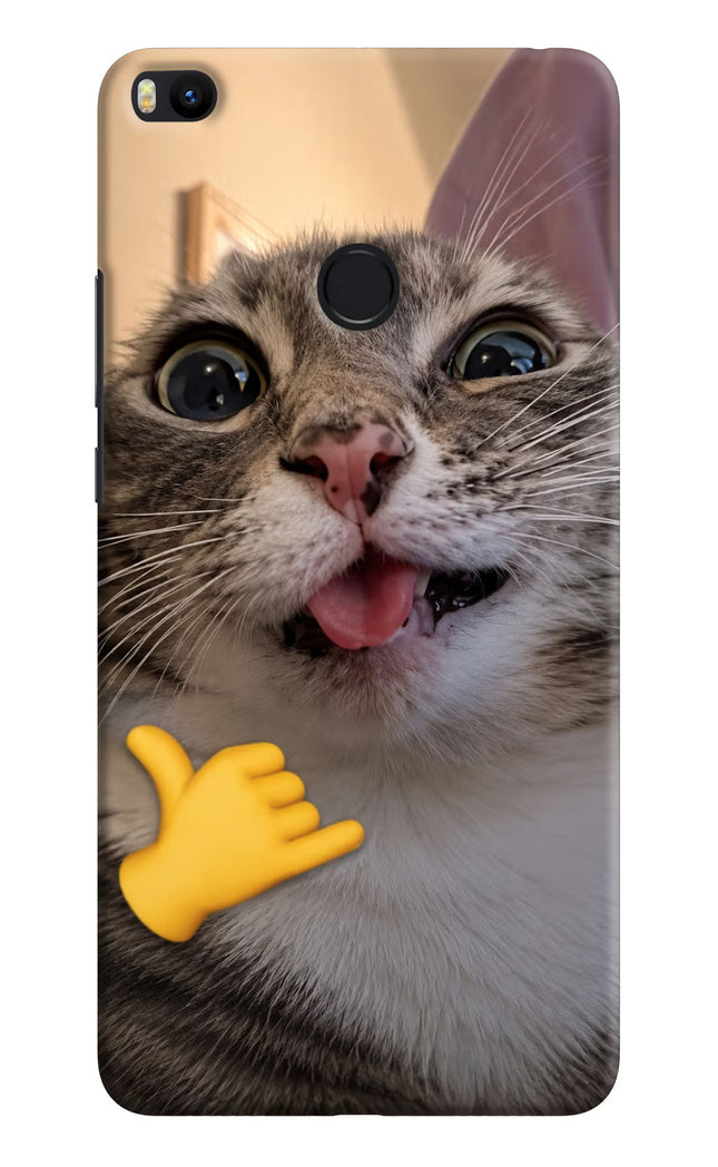 Silly Cat Call Mi Max 2 Hard Case Back Cover by Casekaro