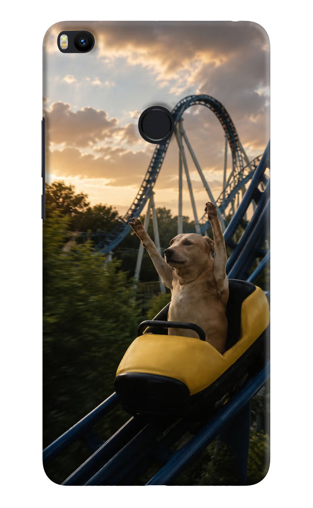 Rollercoaster Dog Mi Max 2 Hard Case Back Cover by Casekaro
