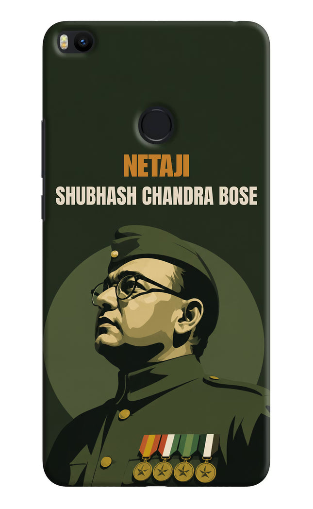 Netaji Legacy Mi Max 2 Hard Case Back Cover by Casekaro