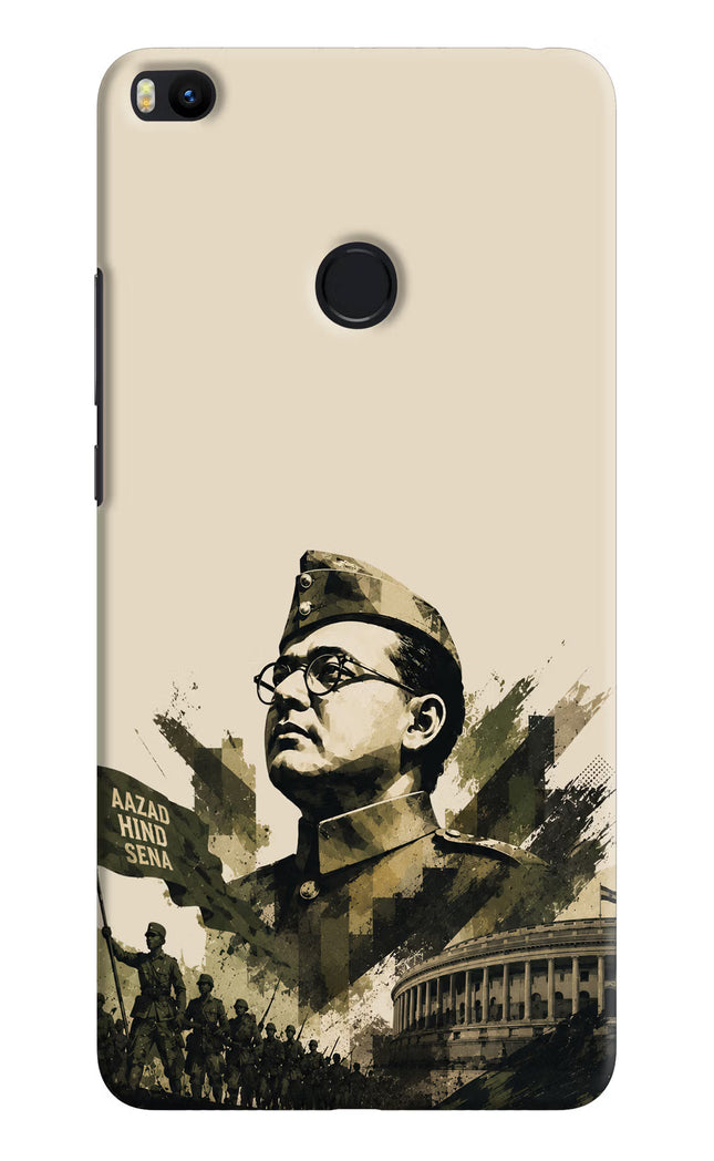 Netaji Rising Mi Max 2 Hard Case Back Cover by Casekaro