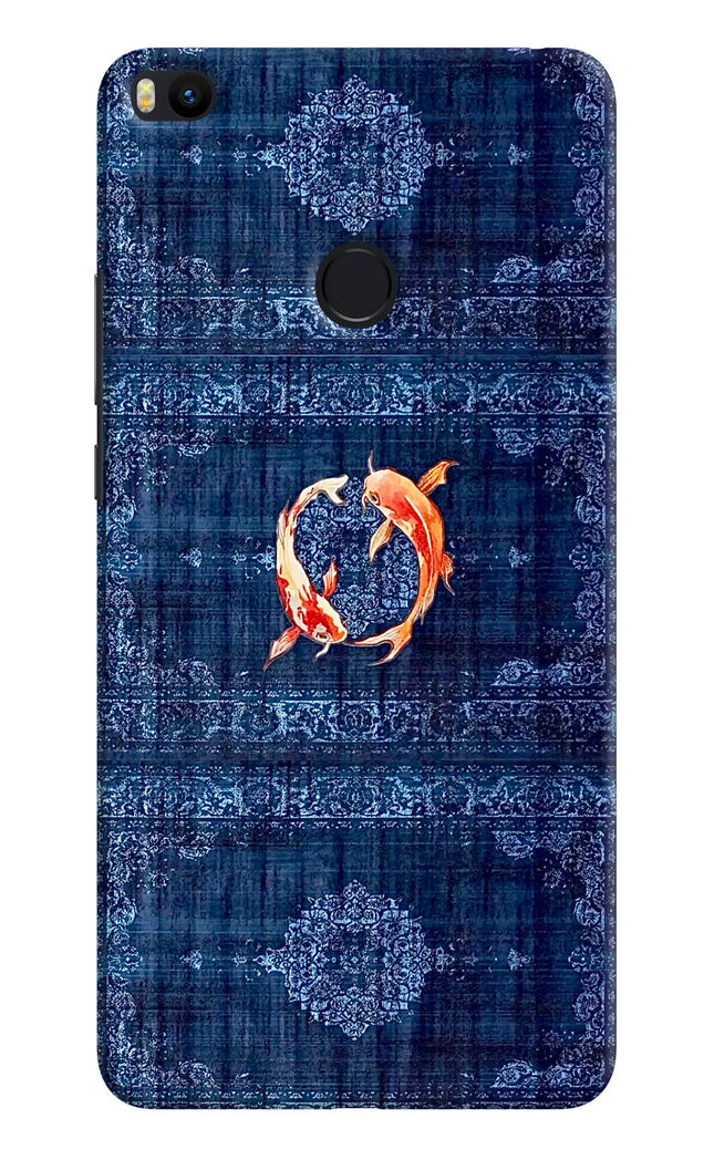 Koi Blue Mi Max 2 Hard Case Back Cover by Casekaro