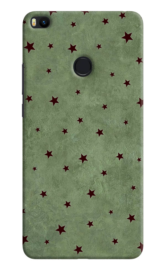 Green Stars Mi Max 2 Hard Case Back Cover by Casekaro