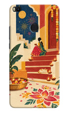 Diwali Rangoli Mi Max 2 Hard Case Back Cover by Casekaro