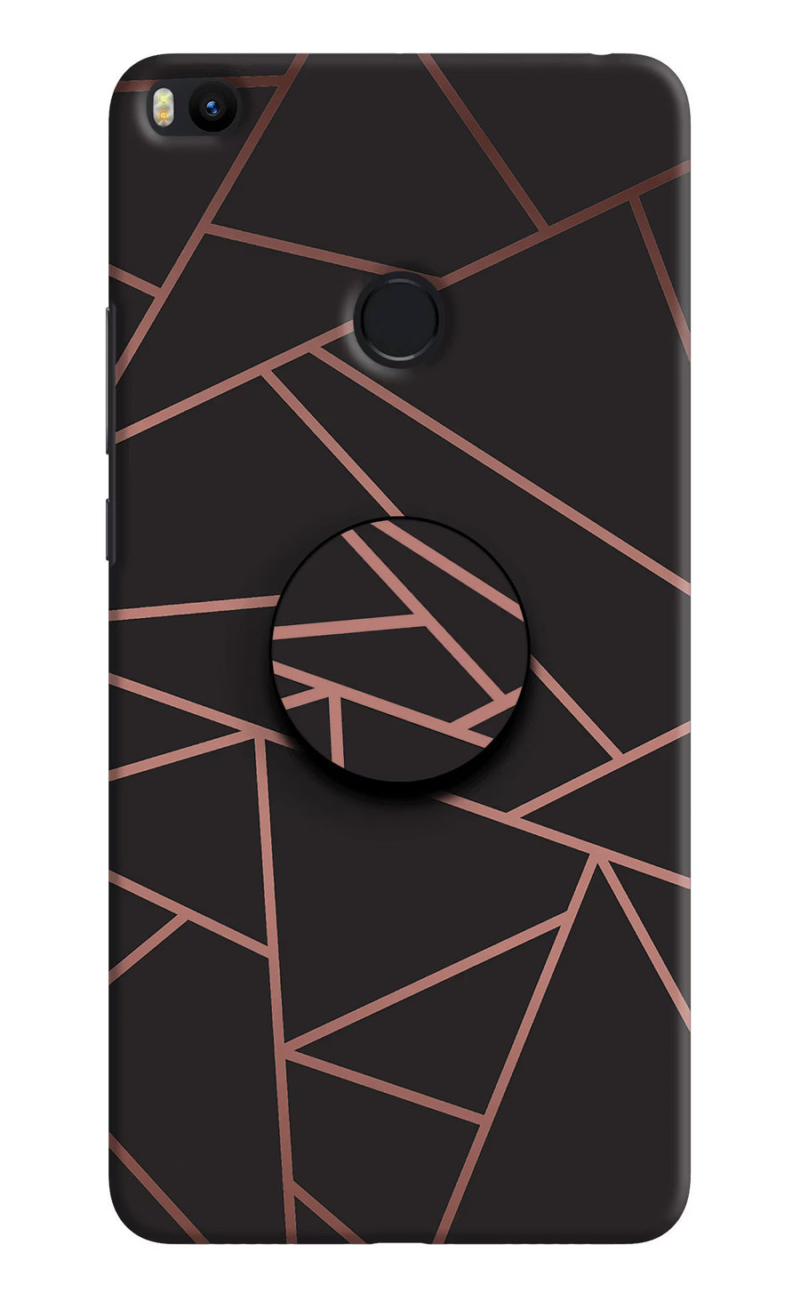 Geometric Pattern Mi Max 2 Pop Case, Hard case