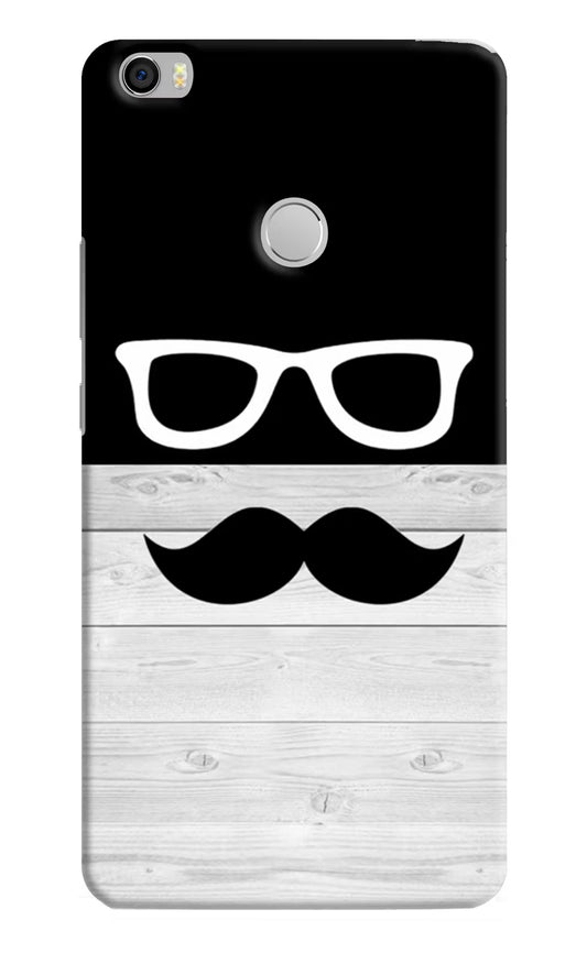Mustache Mi Max Hard Case Back Cover by Casekaro
