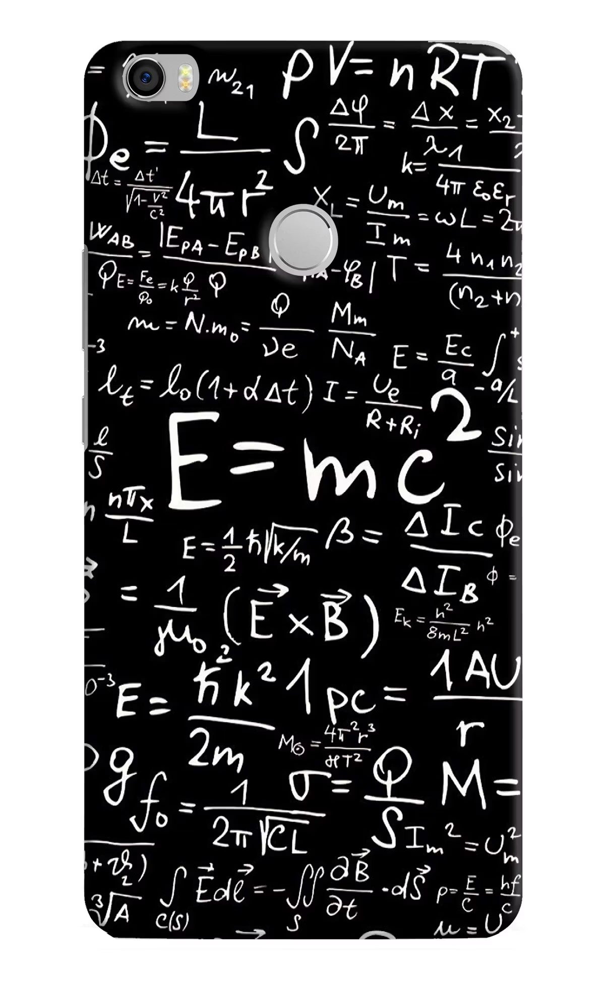 Physics Formula Mi Max Hard Case Back Cover by Casekaro