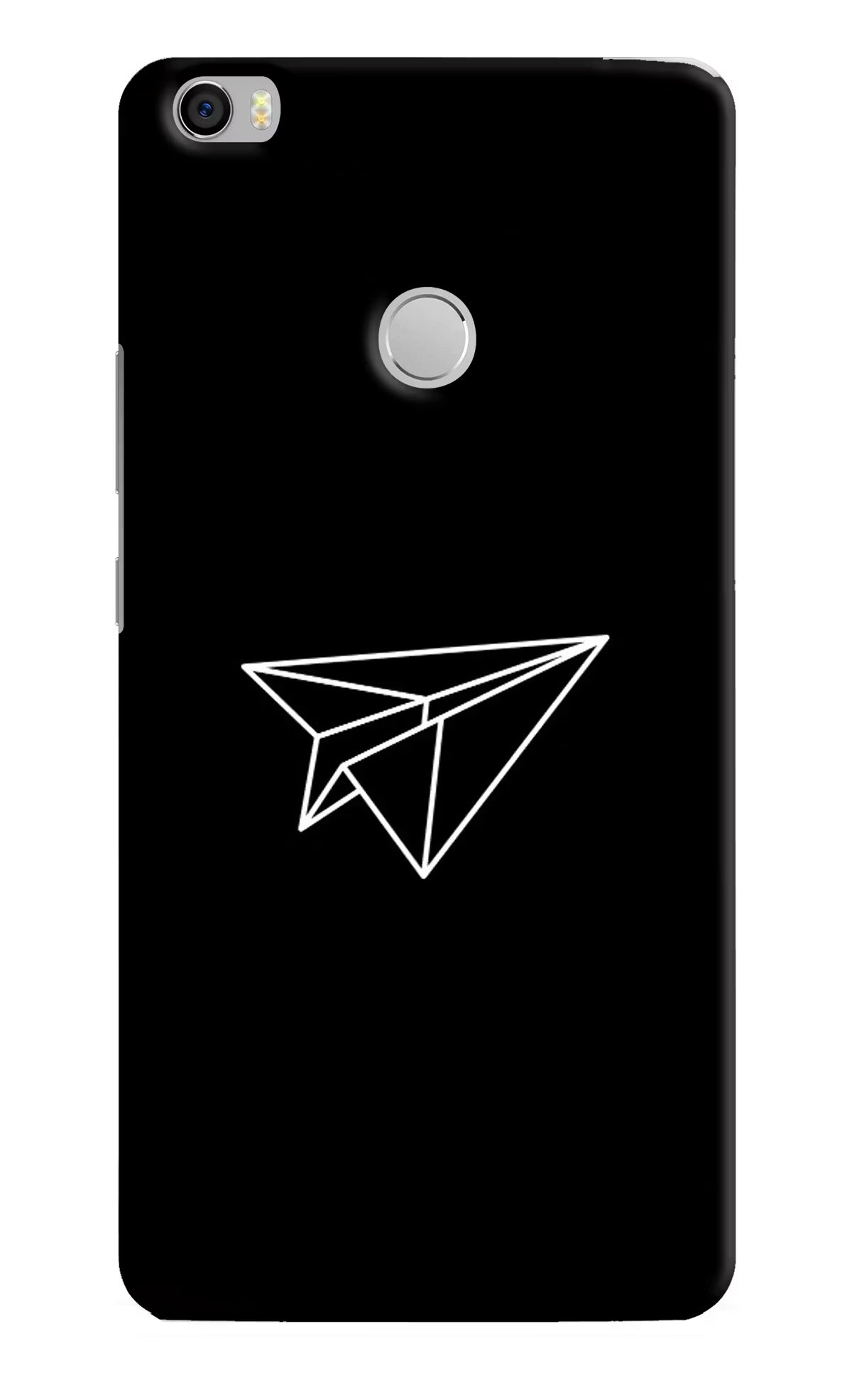 Paper Plane White Mi Max Hard Case Back Cover by Casekaro