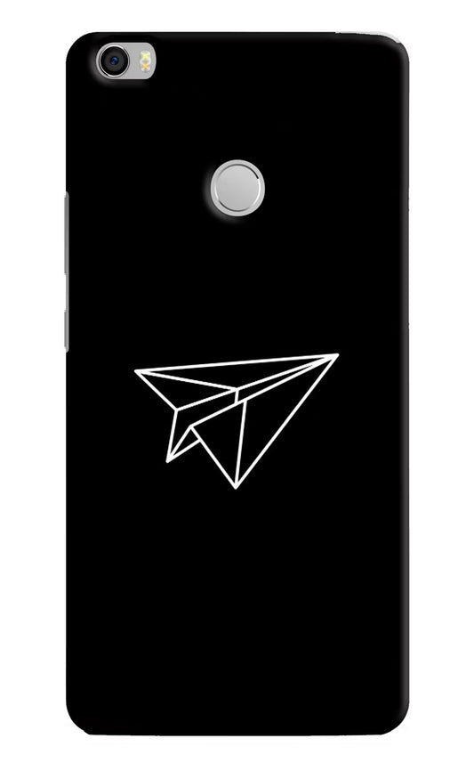 Paper Plane White Mi Max Hard Case Back Cover by Casekaro
