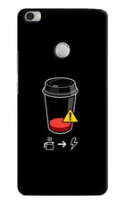 Coffee Mi Max Hard Case Back Cover by Casekaro