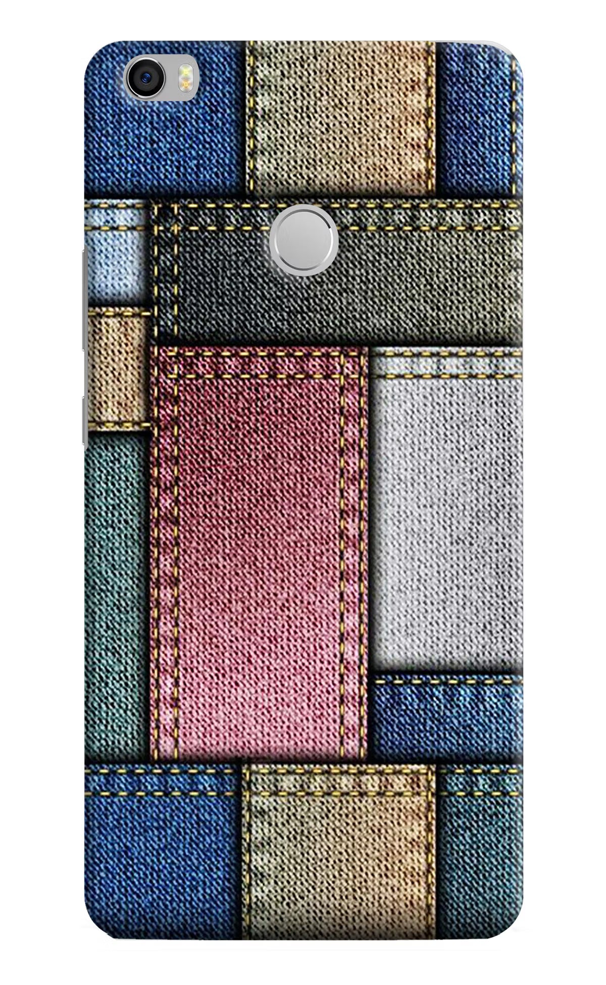 Multicolor Jeans Mi Max Hard Case Back Cover by Casekaro