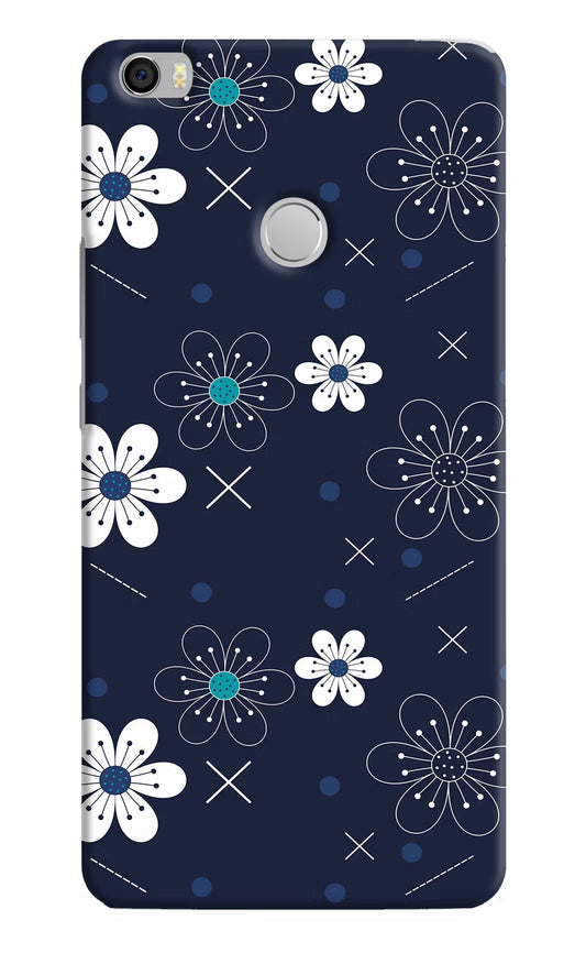Flowers Mi Max Hard Case Back Cover by Casekaro