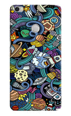 Space Abstract Mi Max Hard Case Back Cover by Casekaro