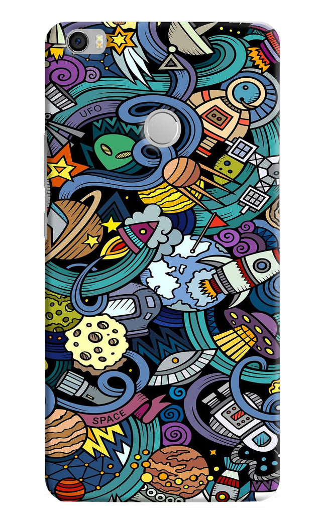 Space Abstract Mi Max Hard Case Back Cover by Casekaro