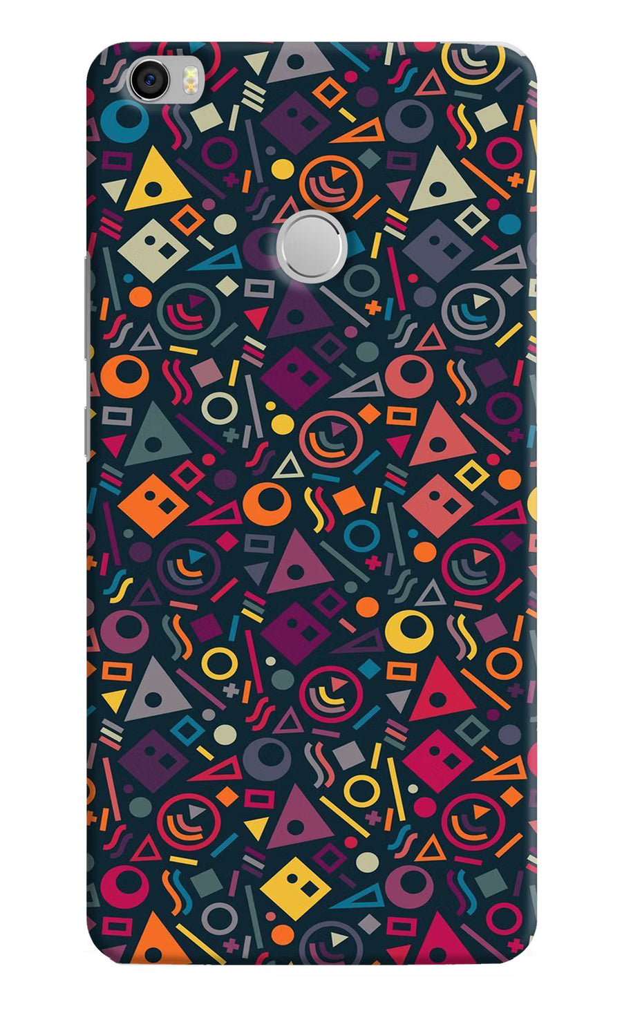 Geometric Abstract Mi Max Back Cover, Hard case