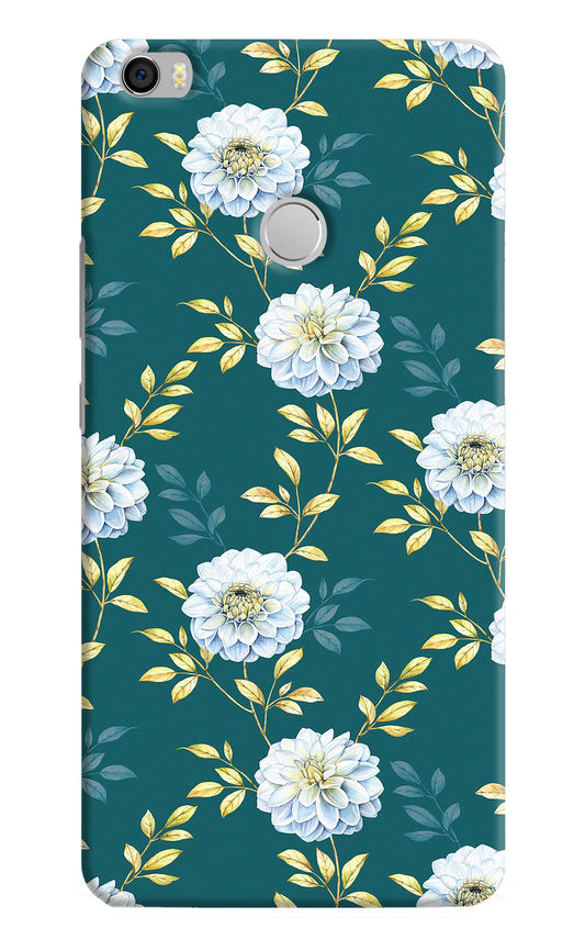 Flowers Mi Max Hard Case Back Cover by Casekaro