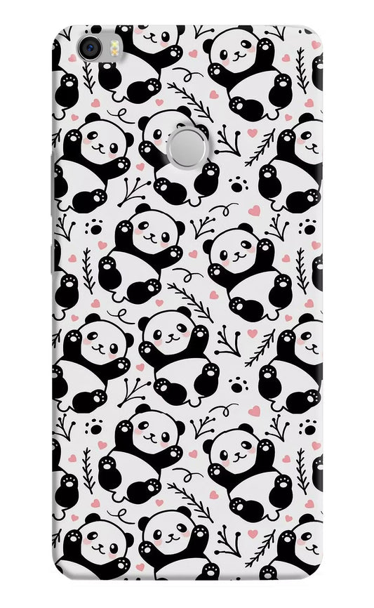 Cute Panda Mi Max Hard Case Back Cover by Casekaro