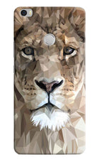 Lion Art Mi Max Hard Case Back Cover by Casekaro