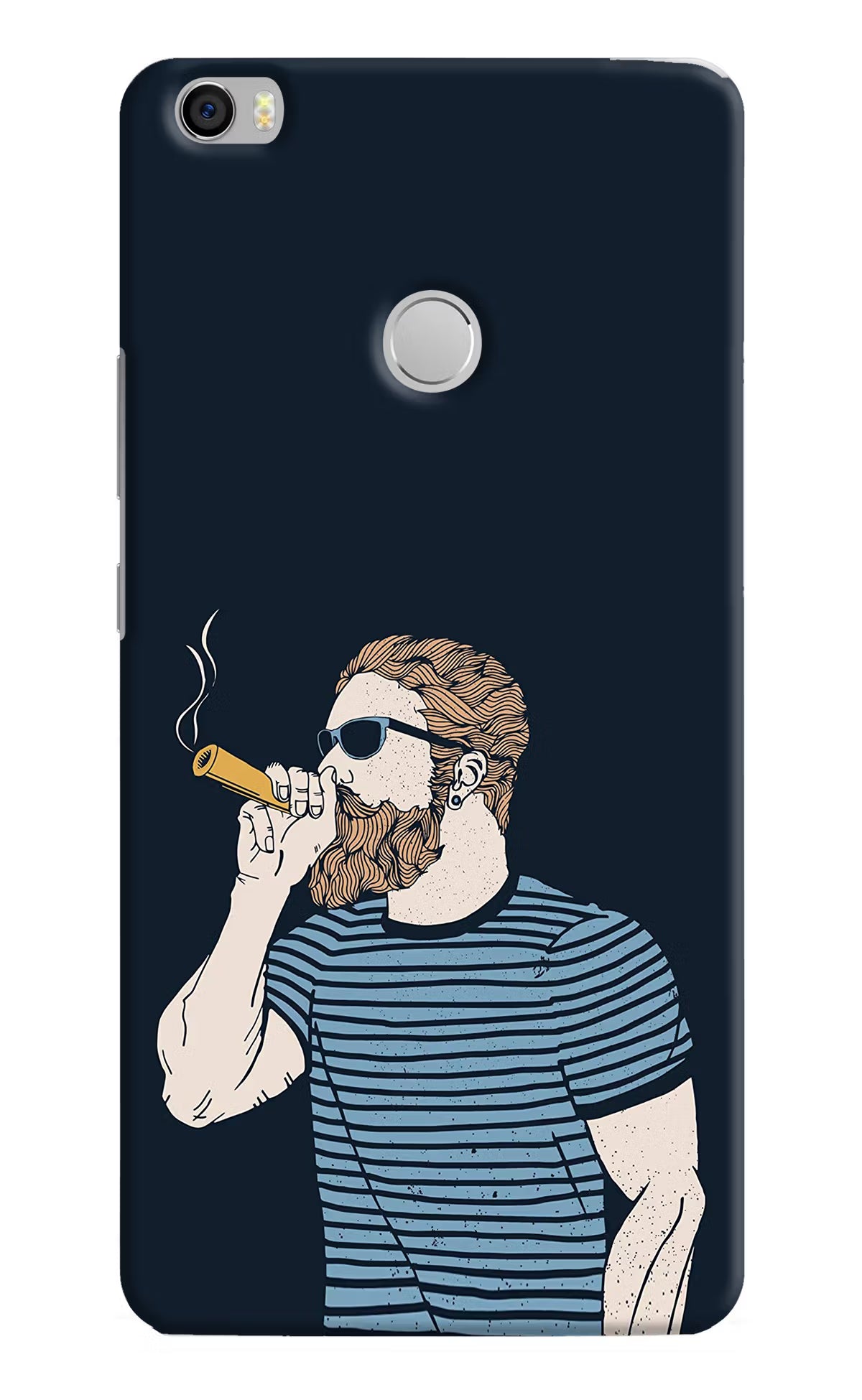 Smoking Mi Max Hard Case Back Cover by Casekaro