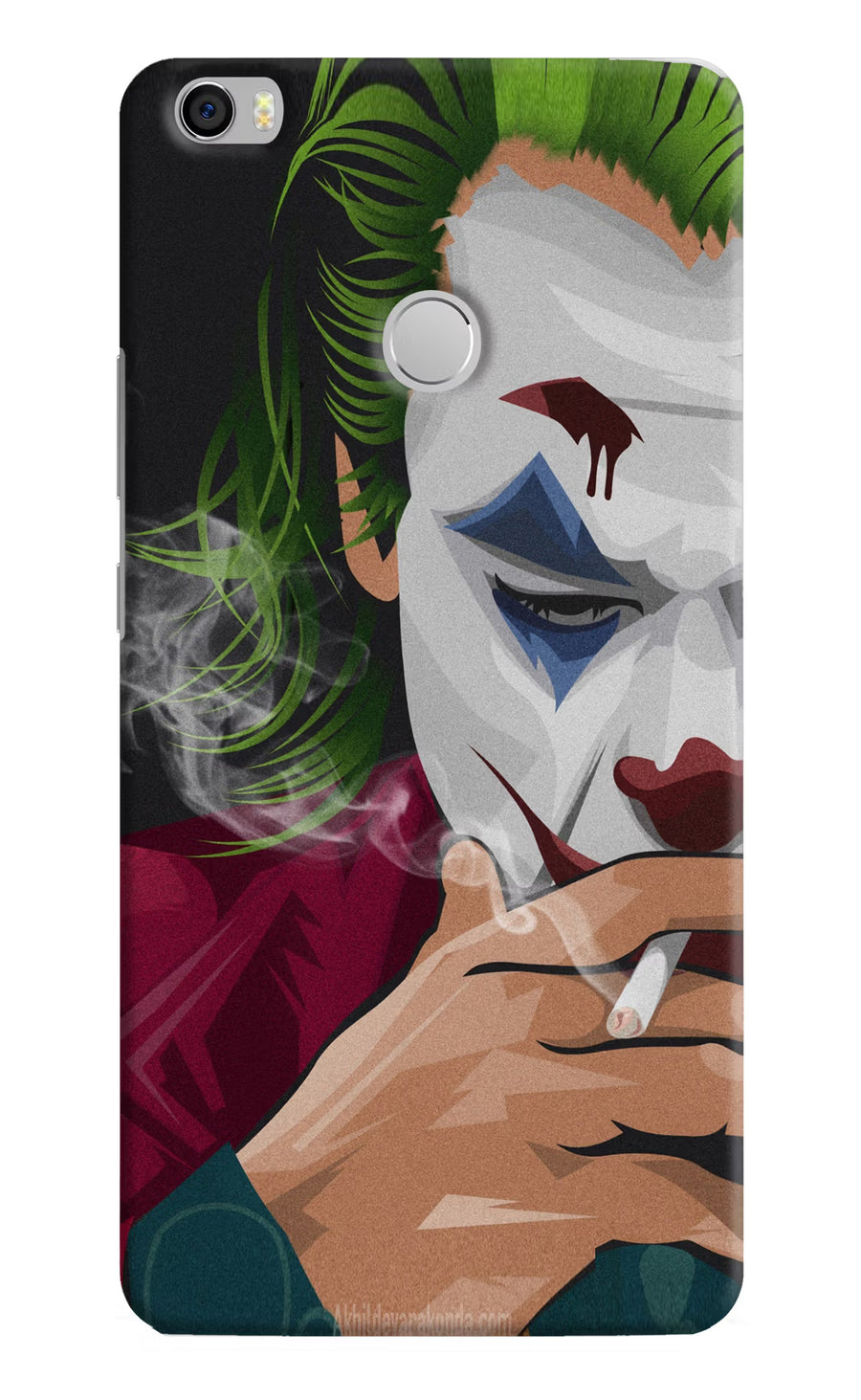 Joker Smoking Mi Max Back Cover, Hard case