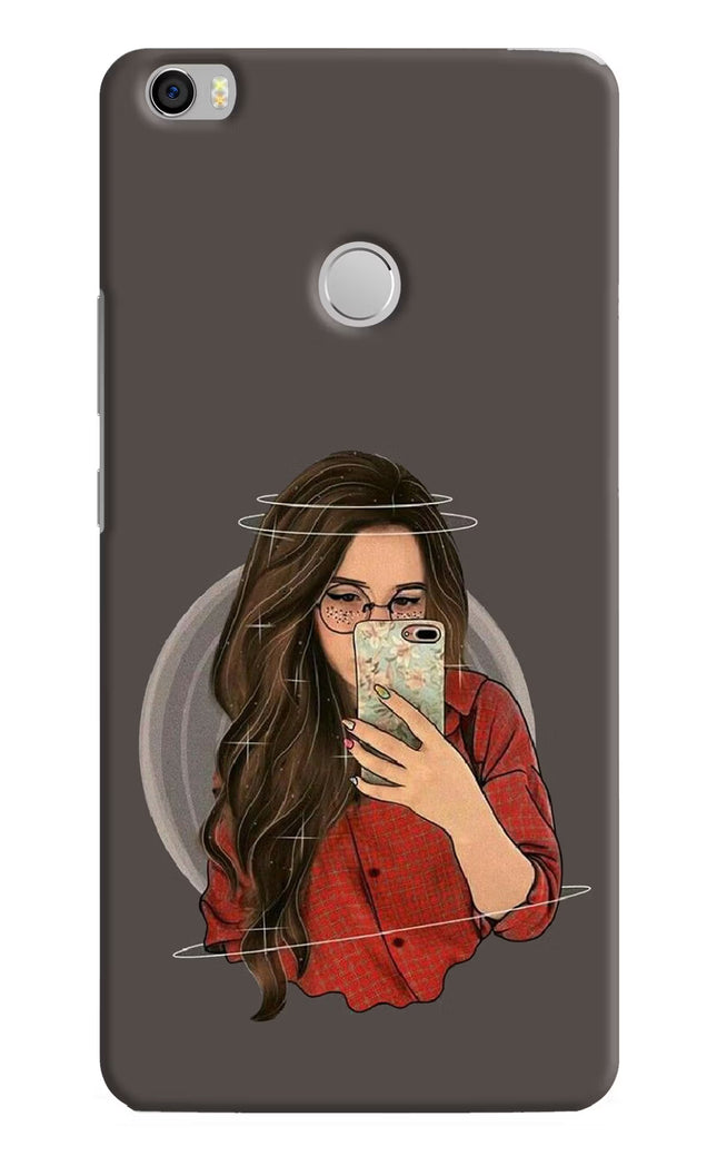 Selfie Queen Mi Max Hard Case Back Cover by Casekaro