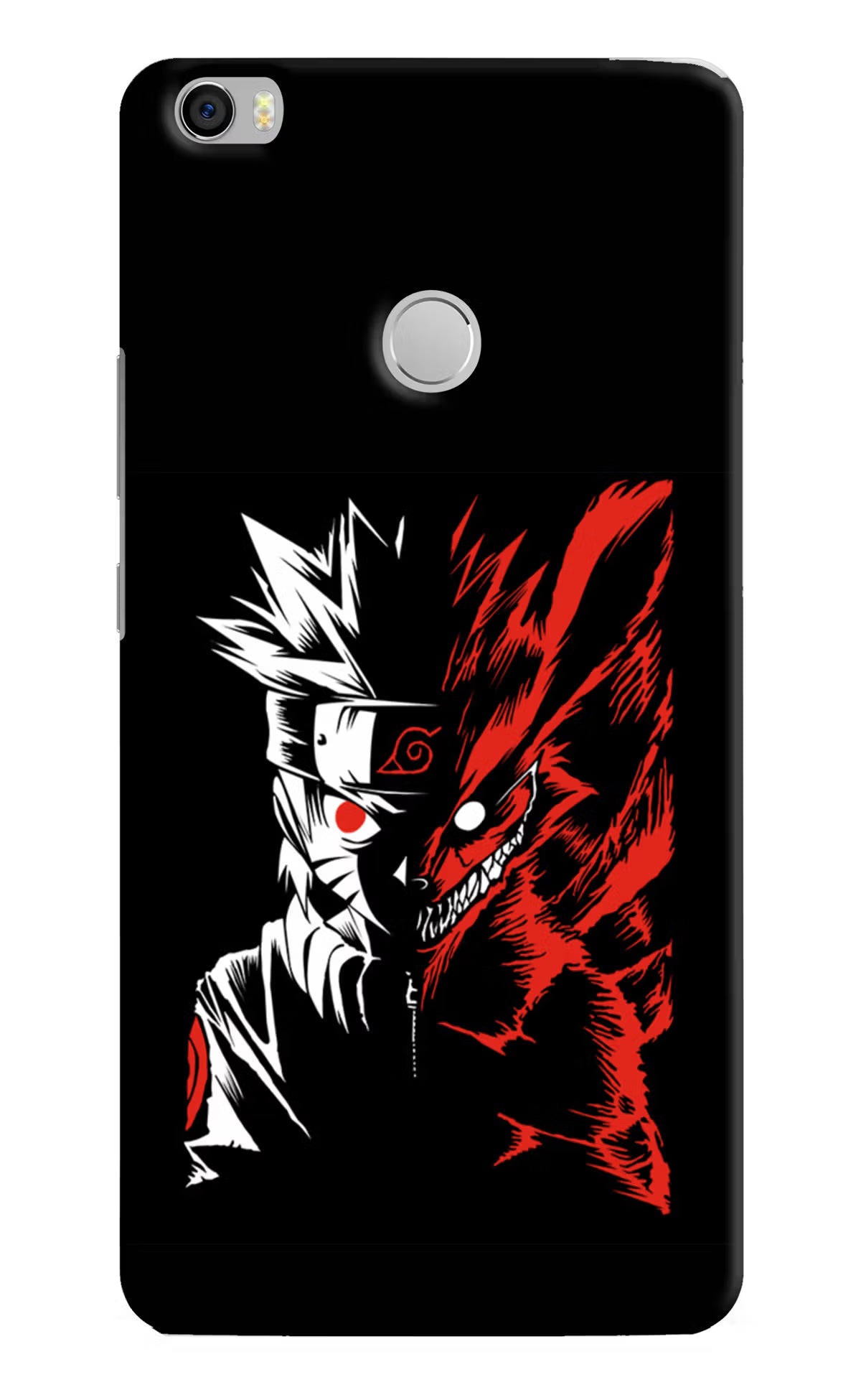 Naruto Two Face Mi Max Hard Case Back Cover by Casekaro