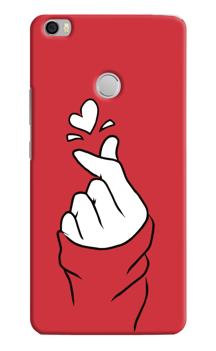 Korean Love Sign Mi Max Back Cover, Hard case