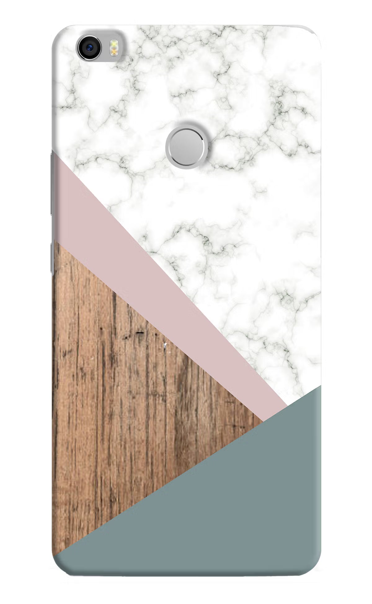 Marble wood Abstract Mi Max Hard Case Back Cover by Casekaro