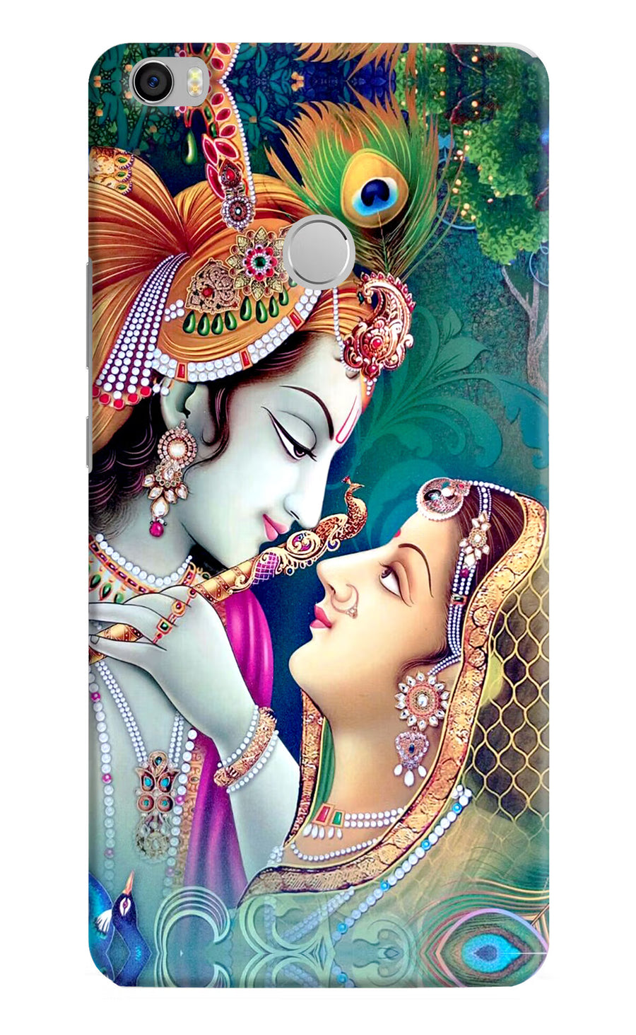 Lord Radha Krishna Mi Max Back Cover, Hard case