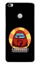 Among Us Shhh! Mi Max Hard Case Back Cover by Casekaro