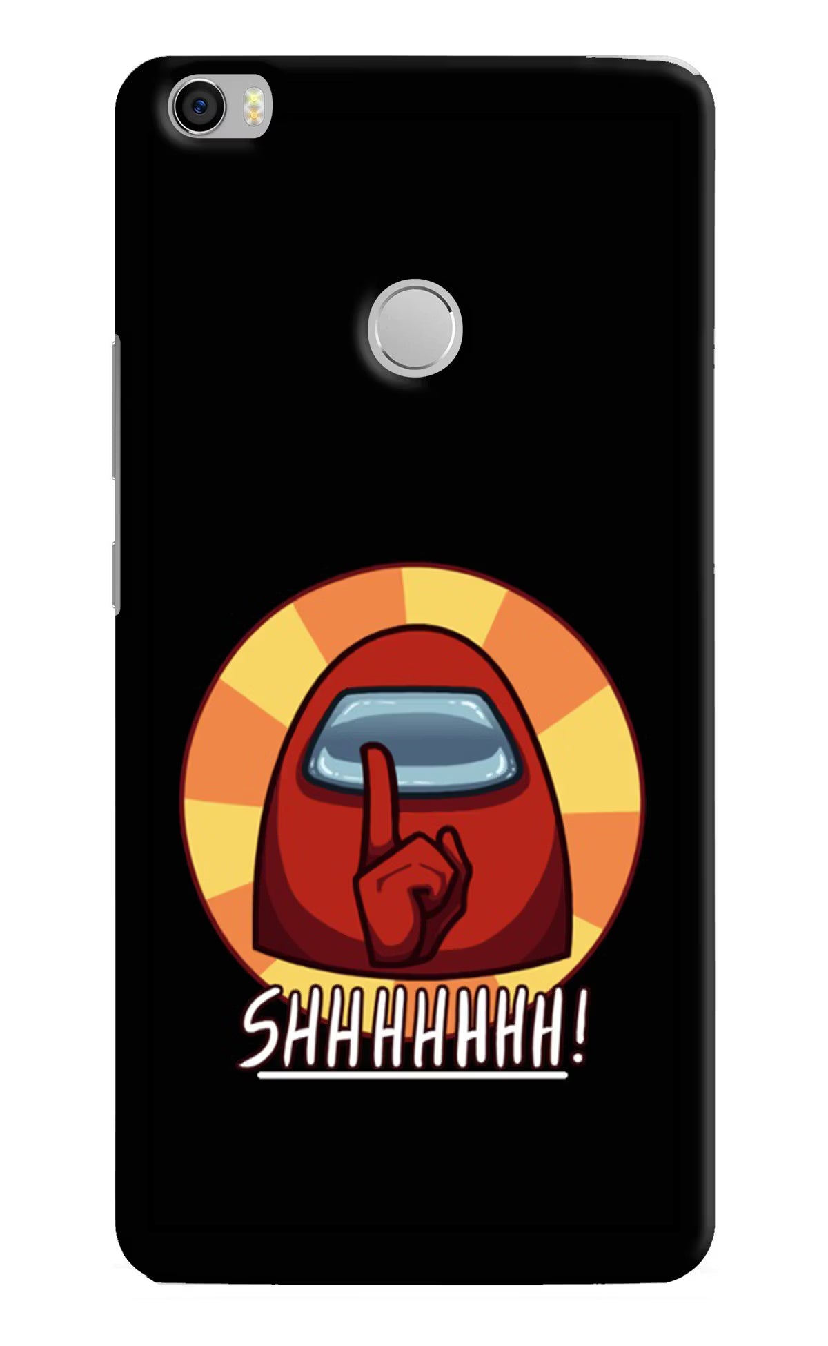 Among Us Shhh! Mi Max Hard Case Back Cover by Casekaro