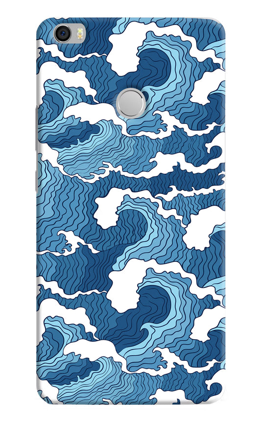 Blue Waves Mi Max Hard Case Back Cover by Casekaro