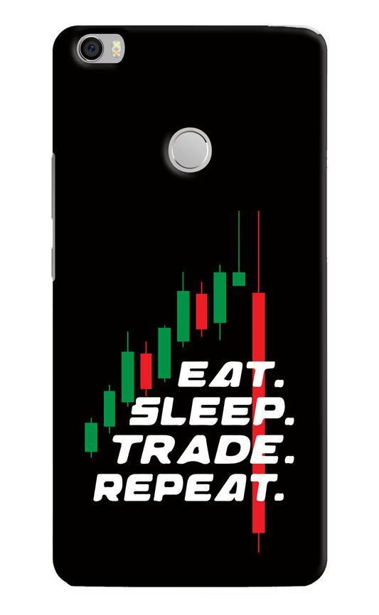 Eat Sleep Trade Repeat Mi Max Hard Case Back Cover by Casekaro