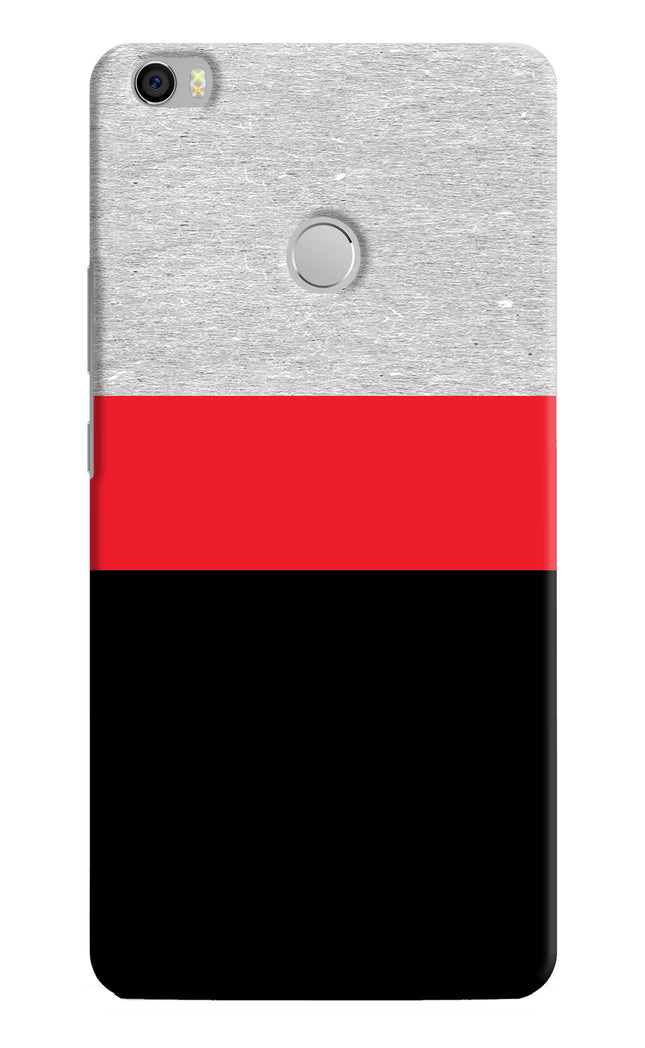 Tri Color Pattern Mi Max Hard Case Back Cover by Casekaro