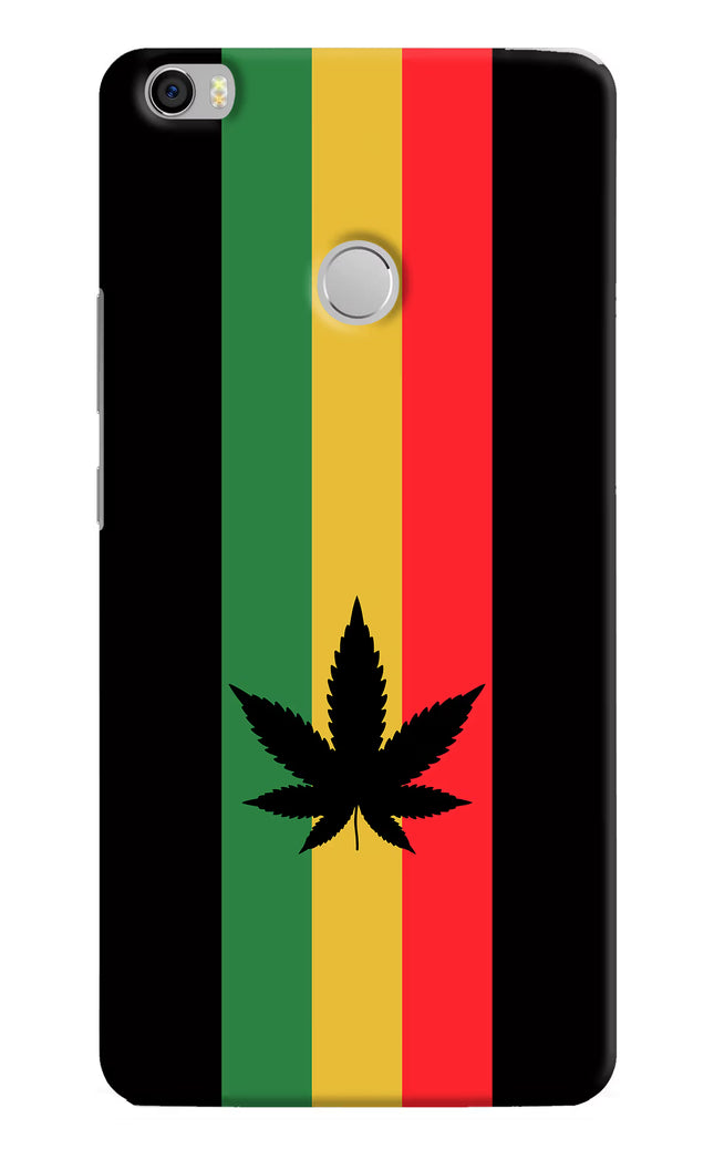 Weed Flag Mi Max Hard Case Back Cover by Casekaro