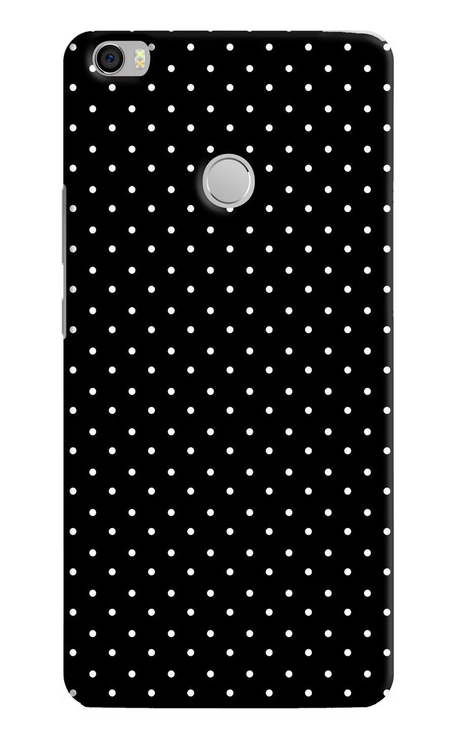 White Dots Mi Max Back Cover, Hard case