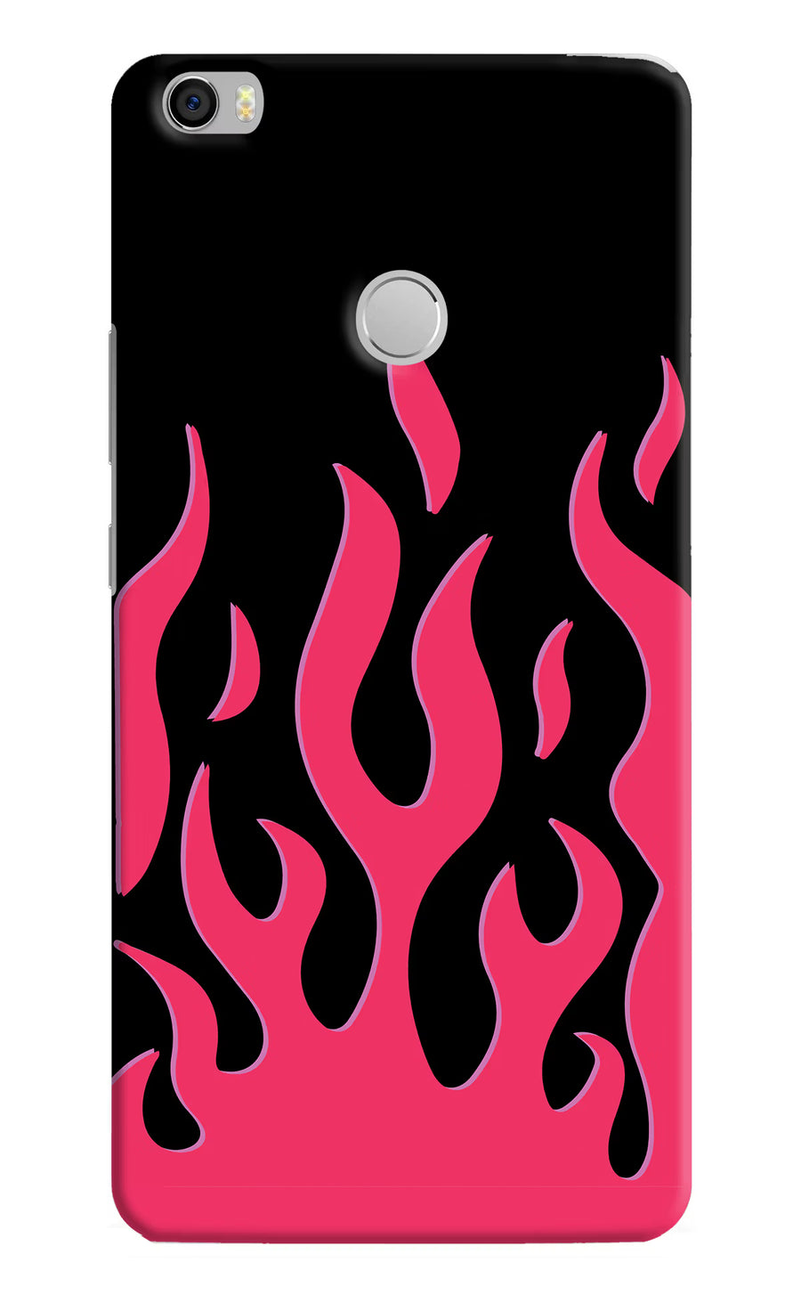 Fire Flames Mi Max Back Cover, Hard case