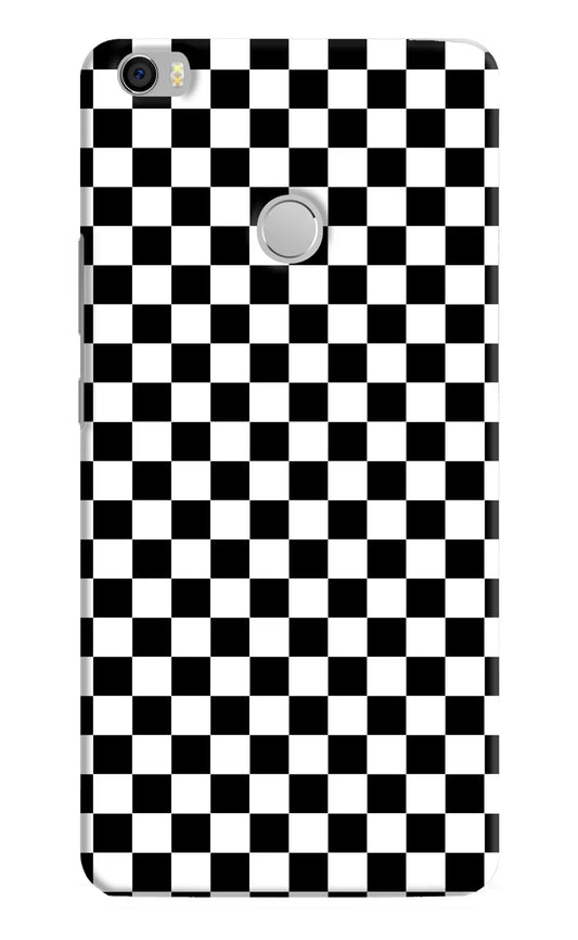 Chess Board Mi Max Hard Case Back Cover by Casekaro