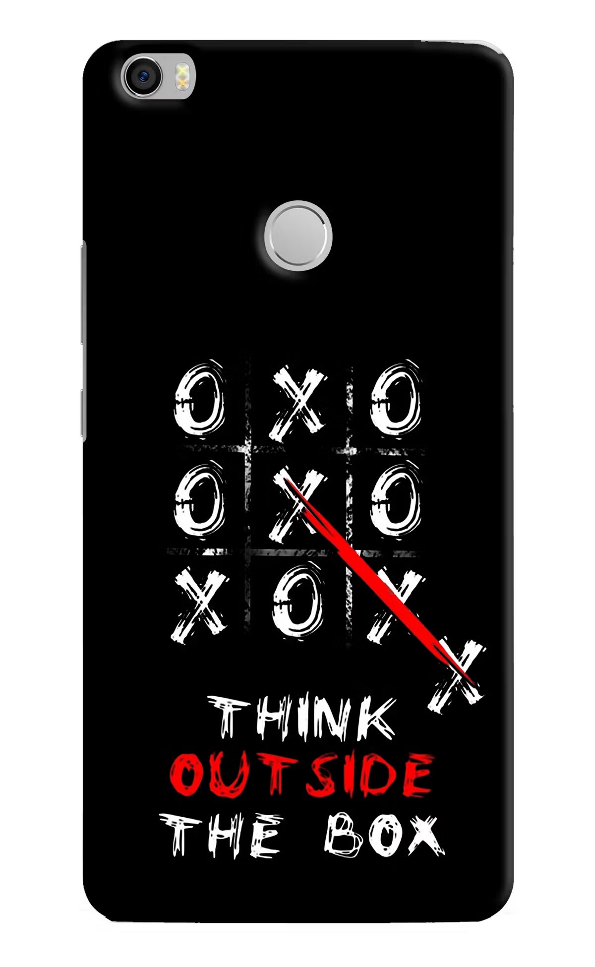 Think out of the BOX Mi Max Hard Case Back Cover by Casekaro