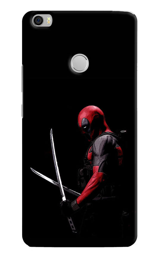 Deadpool Mi Max Hard Case Back Cover by Casekaro