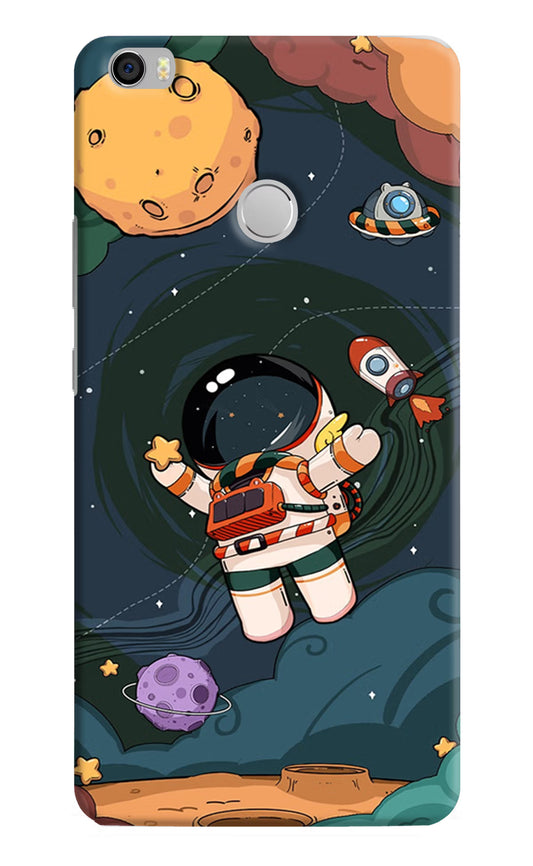 Cartoon Astronaut Mi Max Hard Case Back Cover by Casekaro