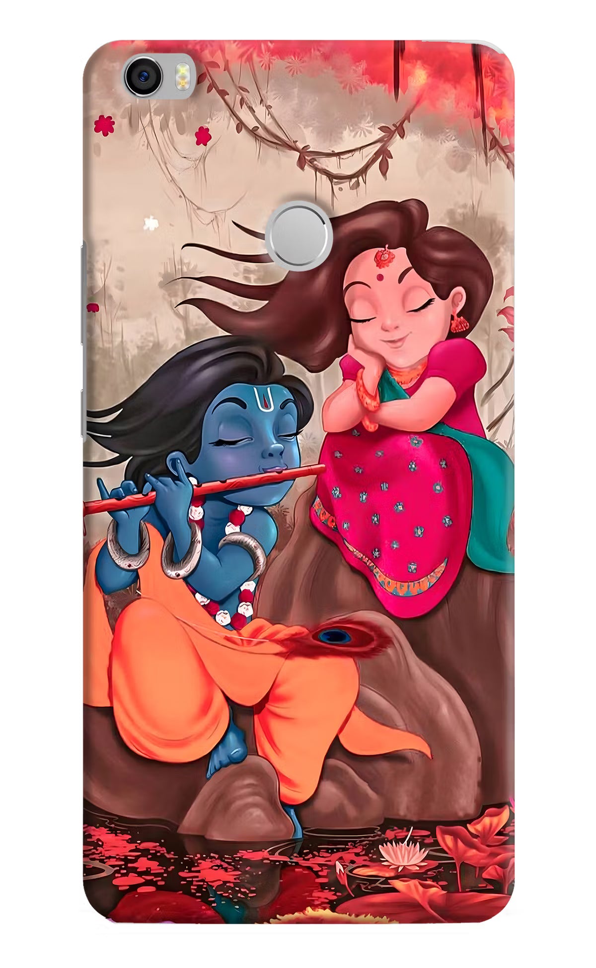 Radhe Krishna Mi Max Hard Case Back Cover by Casekaro
