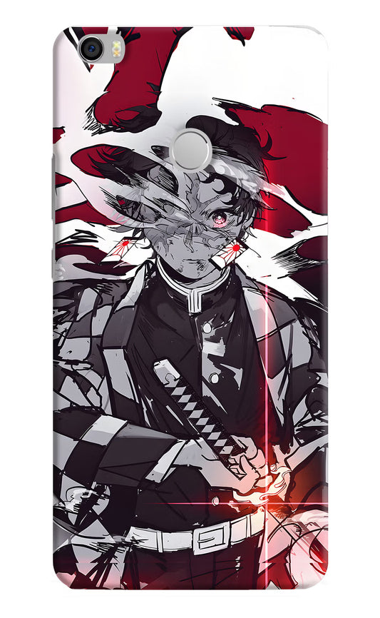 Demon Slayer Mi Max Hard Case Back Cover by Casekaro