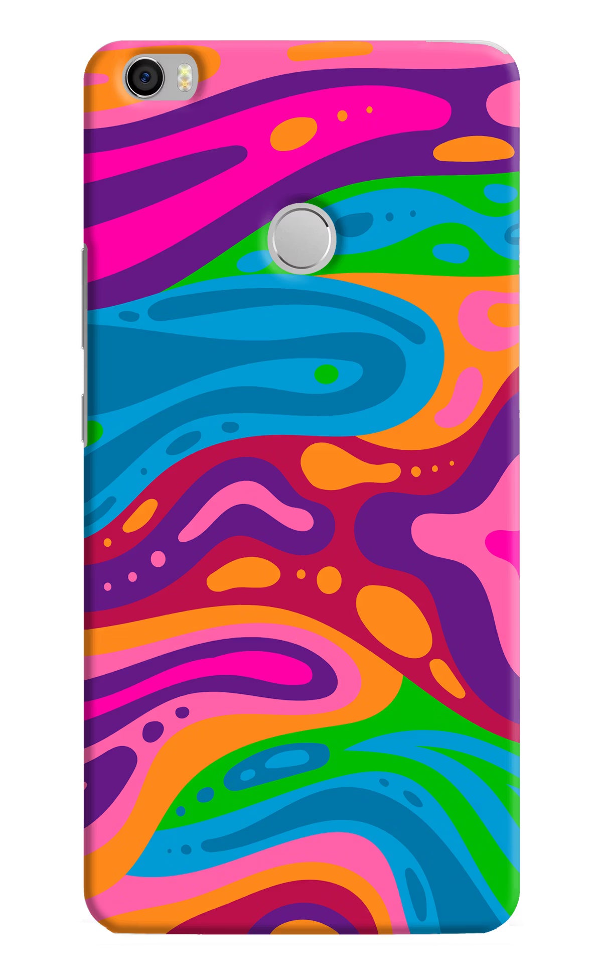 Trippy Pattern Mi Max Hard Case Back Cover by Casekaro