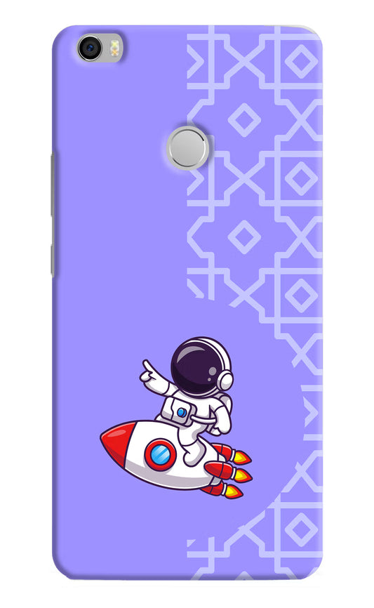 Cute Astronaut Mi Max Hard Case Back Cover by Casekaro
