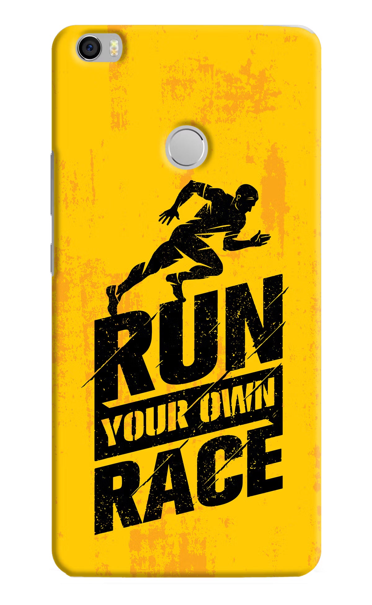 Run Your Own Race Mi Max Hard Case Back Cover by Casekaro
