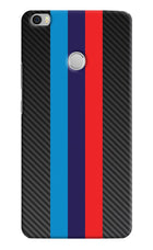 BMW Stripes Pattern Mi Max Hard Case Back Cover by Casekaro