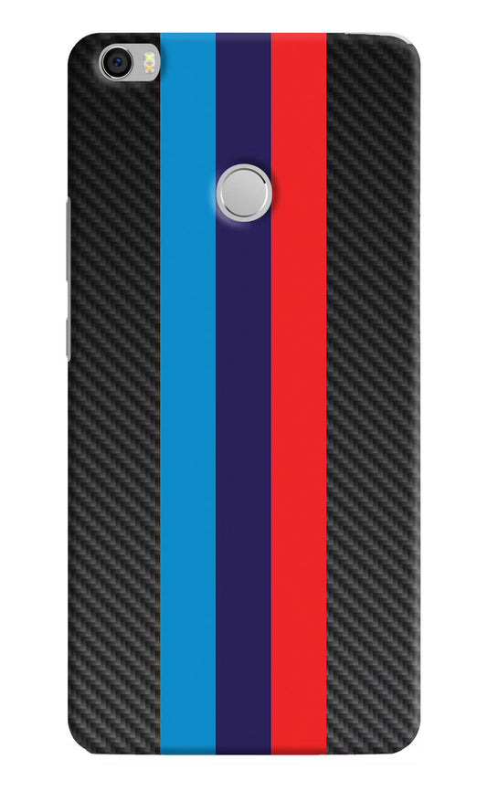 BMW Stripes Pattern Mi Max Hard Case Back Cover by Casekaro