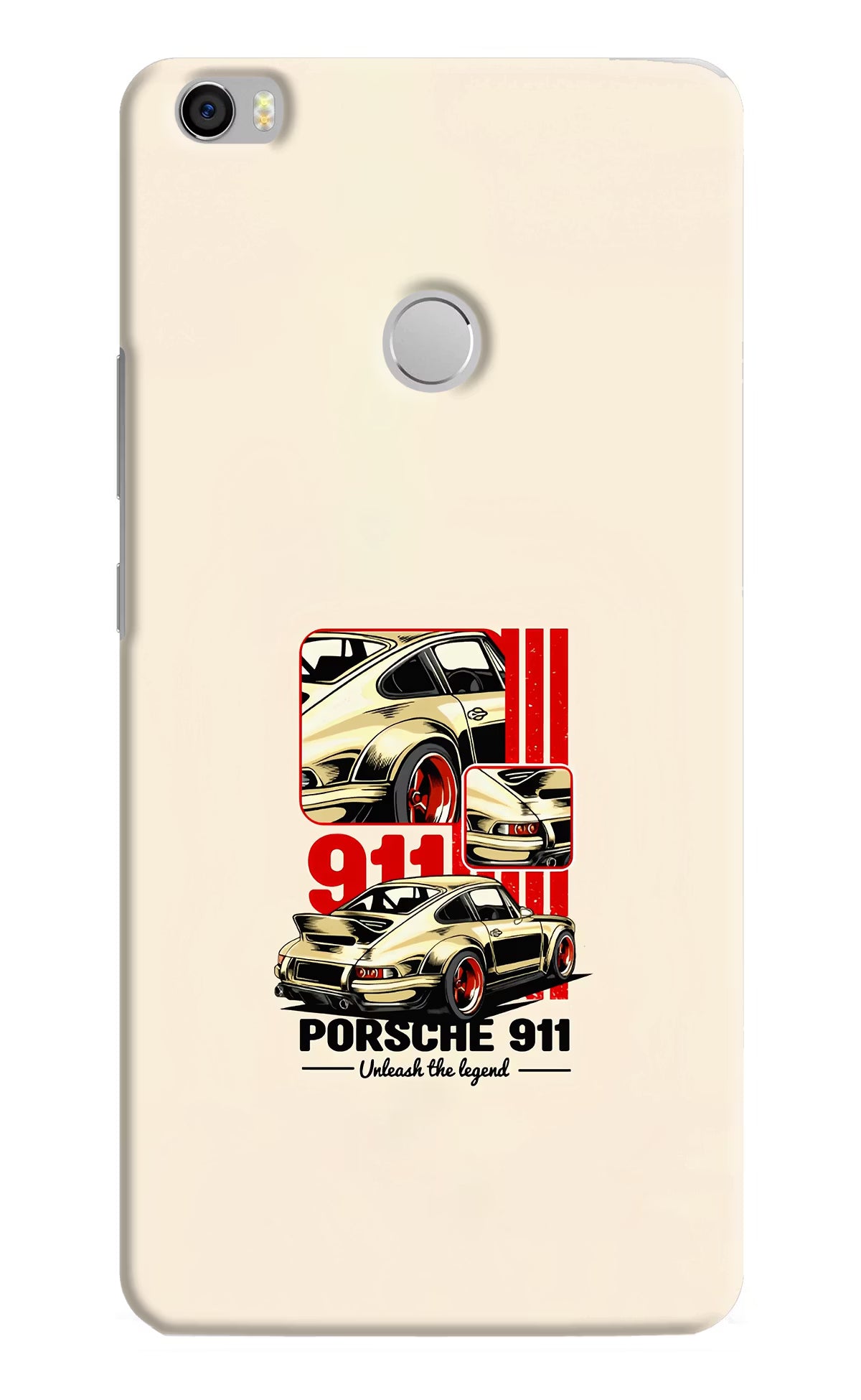 Classic Porsche 911 Mi Max Hard Case Back Cover by Casekaro